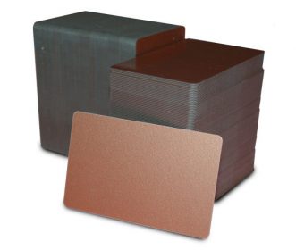 Card plastic bronz CR80