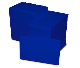 Card PVC albastru inchis