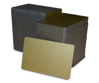 Card plastic auriu CR80