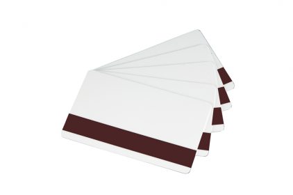 Card PVC alb cu banda magnetica LoCo