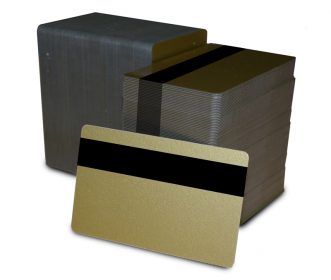 Card auriu cu banda magnetica HiCo