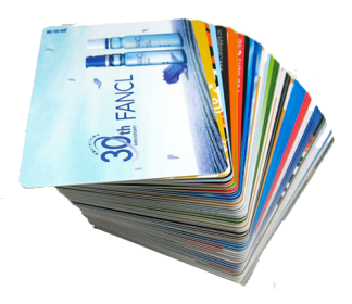 Carduri PVC imprimate color – pachet 500 buc.