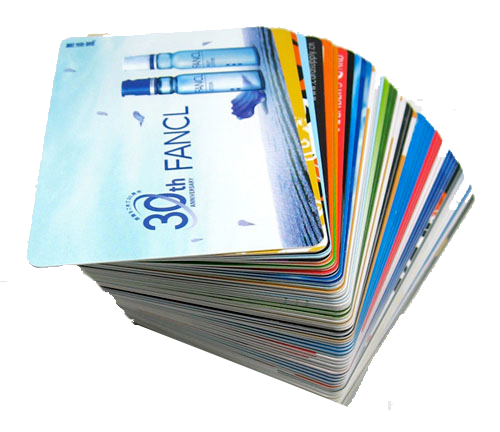 Carduri PVC imprimate color - pachet 500 buc.